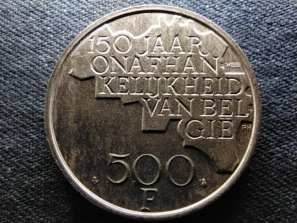 Belgium A függetlenség 150. évfordulója .510 ezüst 500 Frank (holland felirat) 198