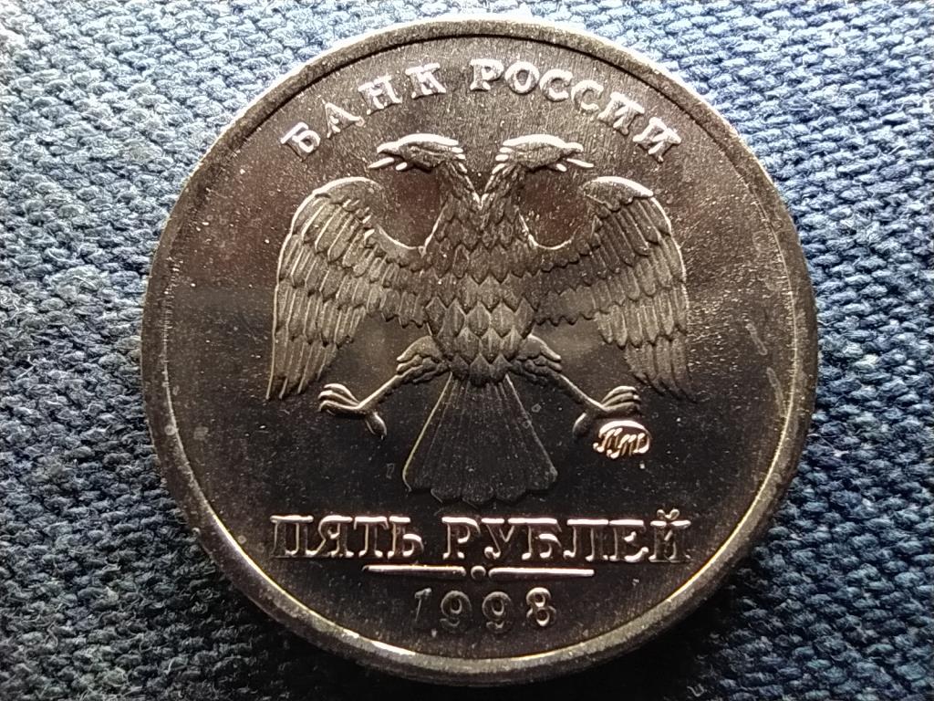 Oroszország 5 Rubel 1998 ММД UNC FORGALMI SORBÓL
