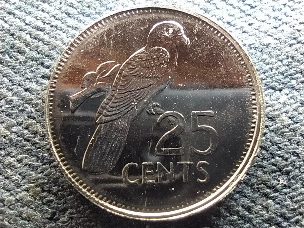 Seychelle-szigetek 25 cent 2007 PM UNC FORGALMI SORBÓL