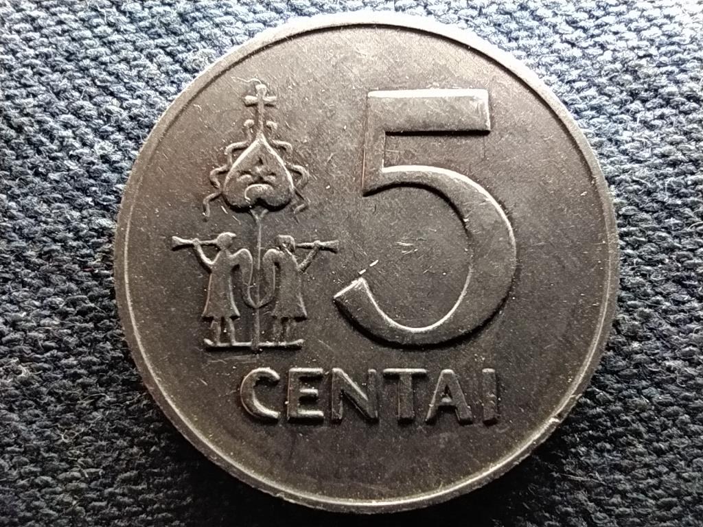 Litvánia 5 cent 1991 UNC Forgalmi sorból