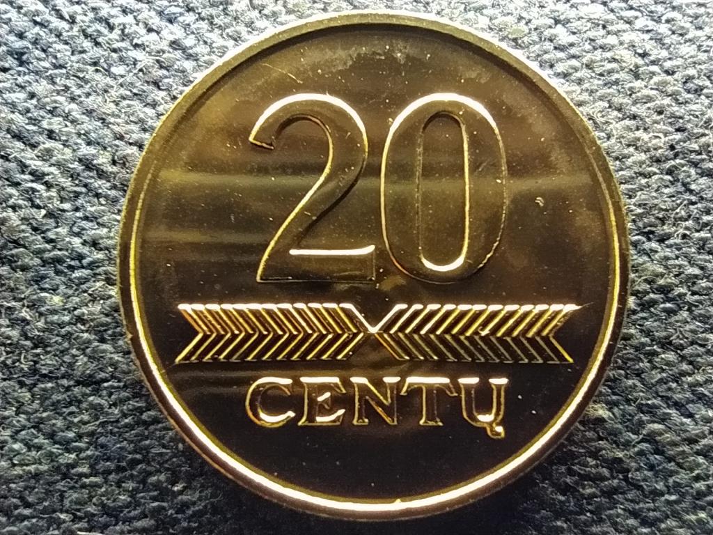 Litvánia 20 cent 2008 UNC FORGALMI SORBÓL