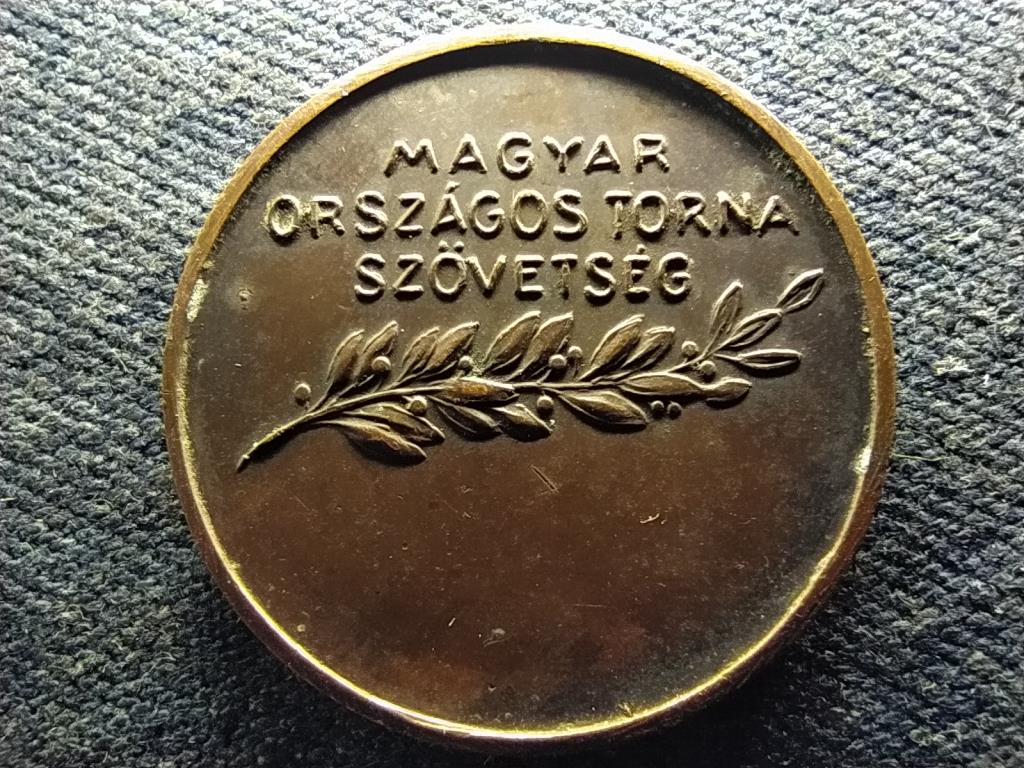Magyar Országos Torna Szövetség bronz érem 45mm