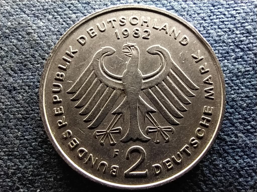 Németország 20 éves az NSZK Theodor Heuss 2 Márka 1982 F