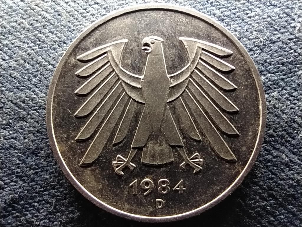 Németország NSZK (1949-1990) 5 Márka 1984 D