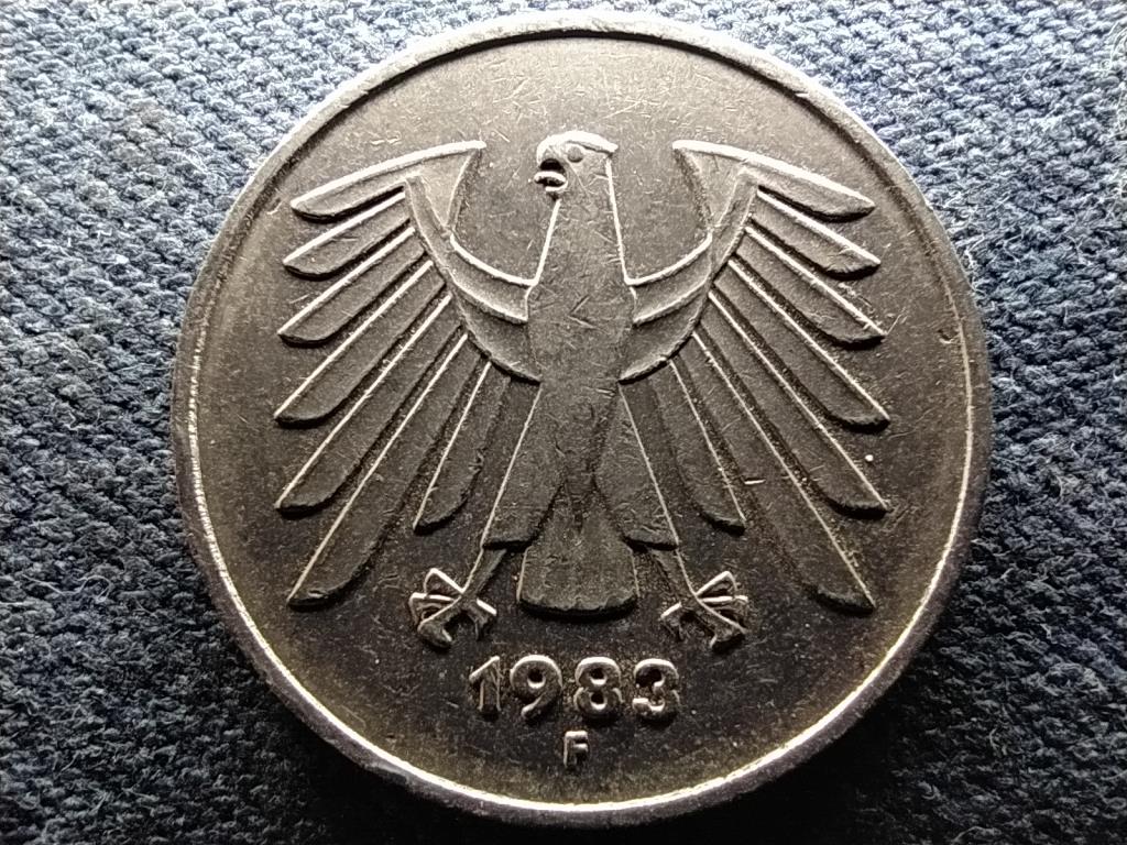 Németország NSZK (1949-1990) 5 Márka 1983 F