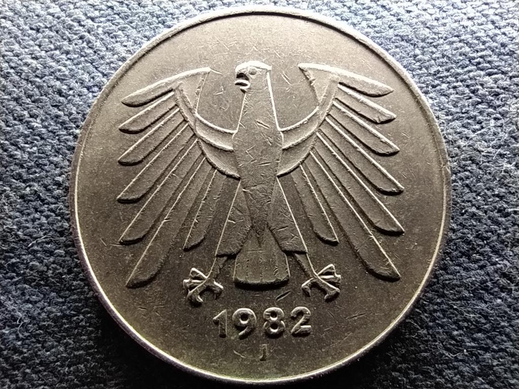 Németország NSZK (1949-1990) 5 Márka 1982 J