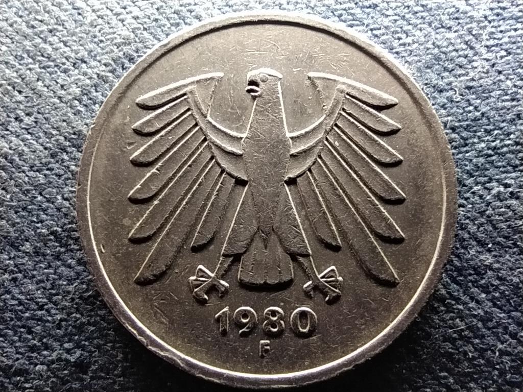 Németország NSZK (1949-1990) 5 Márka 1980 F
