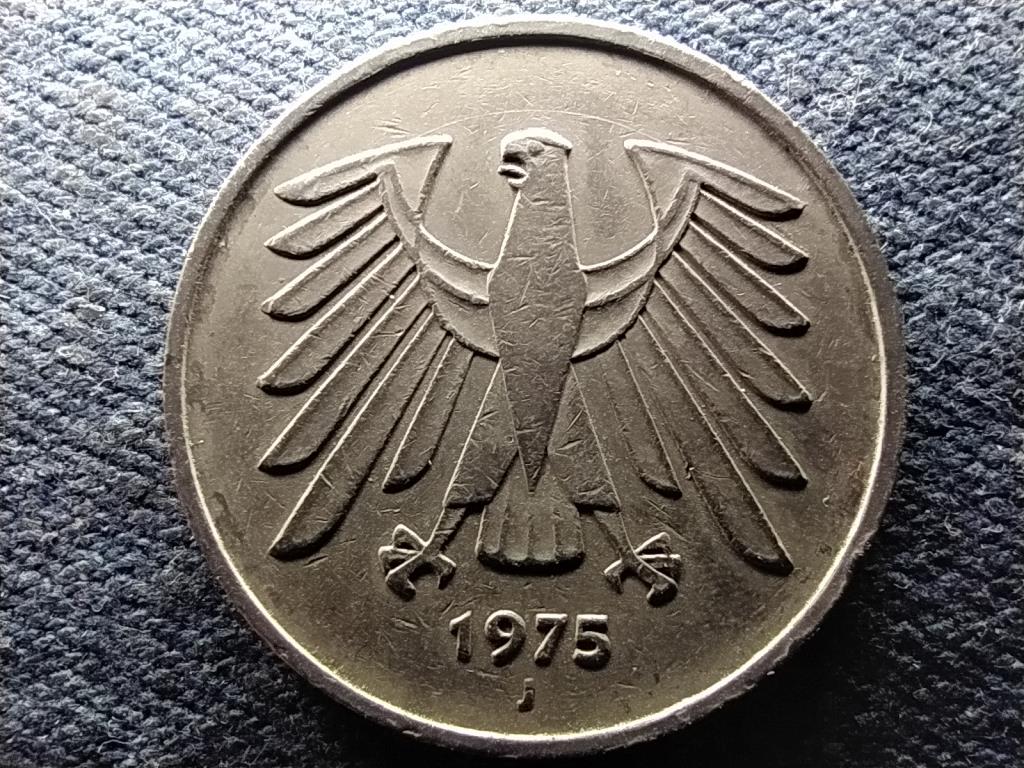 Németország NSZK (1949-1990) 5 Márka 1975 J