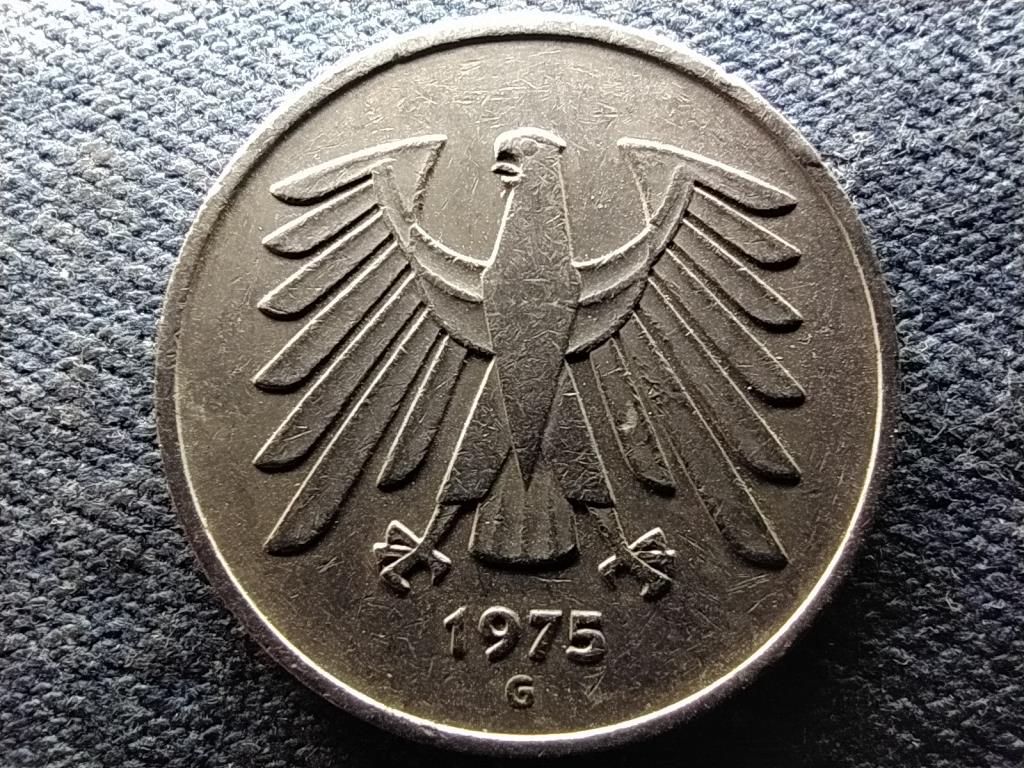 Németország NSZK (1949-1990) 5 Márka 1975 G