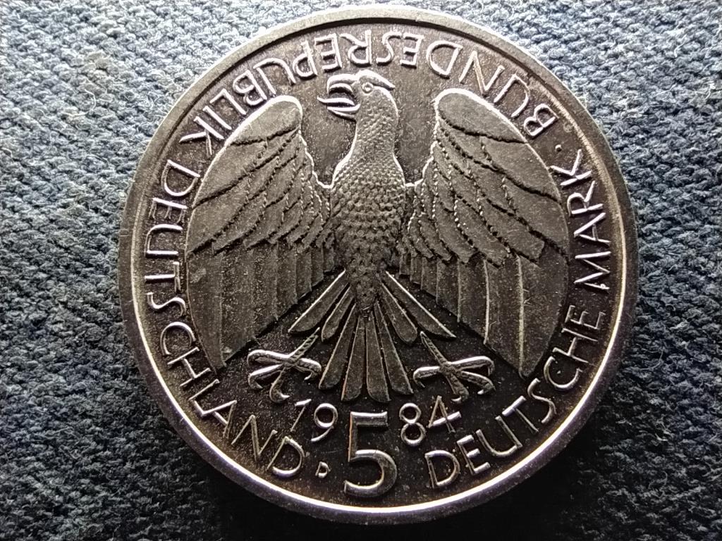 Németország Német Vámszövetség 5 Márka 1984 D