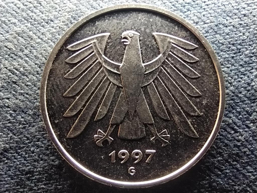 Németország 5 Márka 1997 G PP
