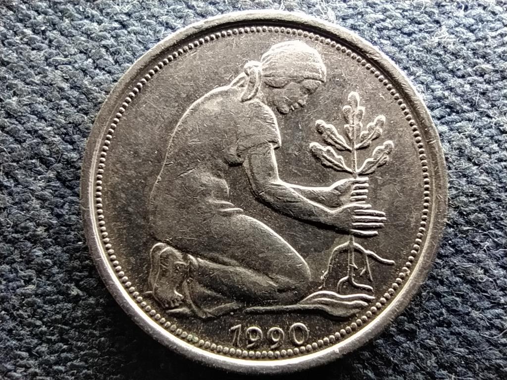 Németország NSZK (1949-1990) 50 Pfennig 1990 A