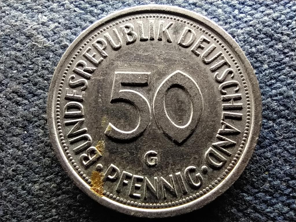 Németország NSZK (1949-1990) 50 Pfennig 1989 G