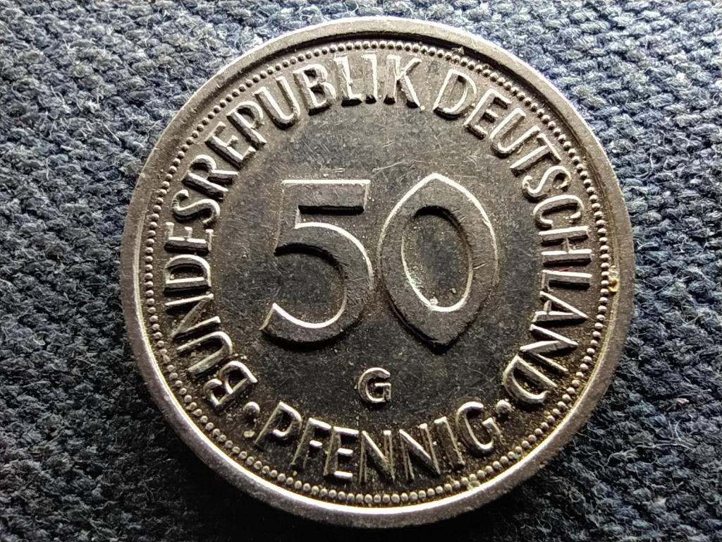 Németország NSZK (1949-1990) 50 Pfennig 1983 G