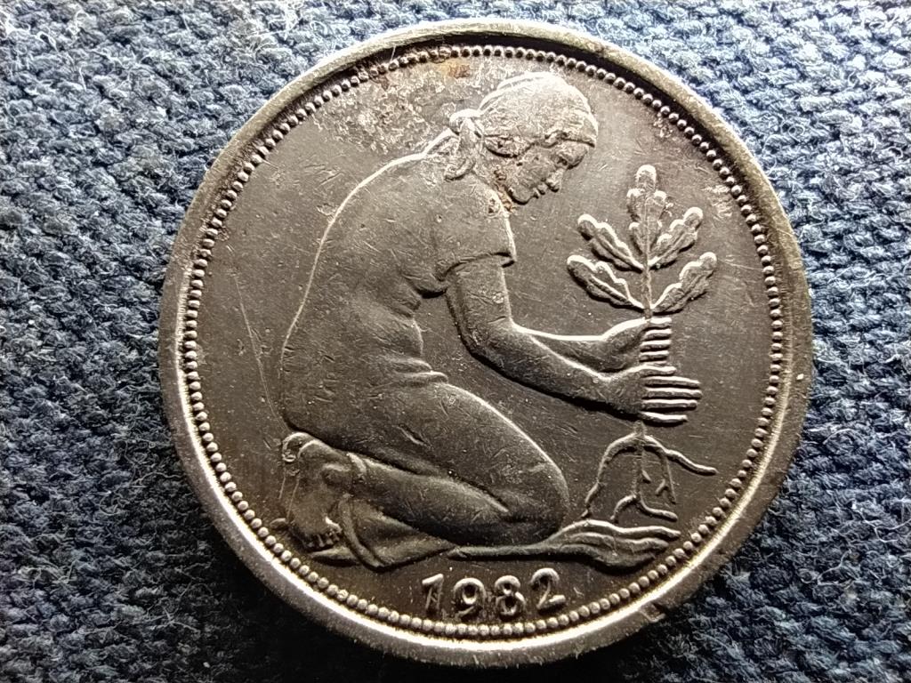 Németország NSZK (1949-1990) 50 Pfennig 1982 G