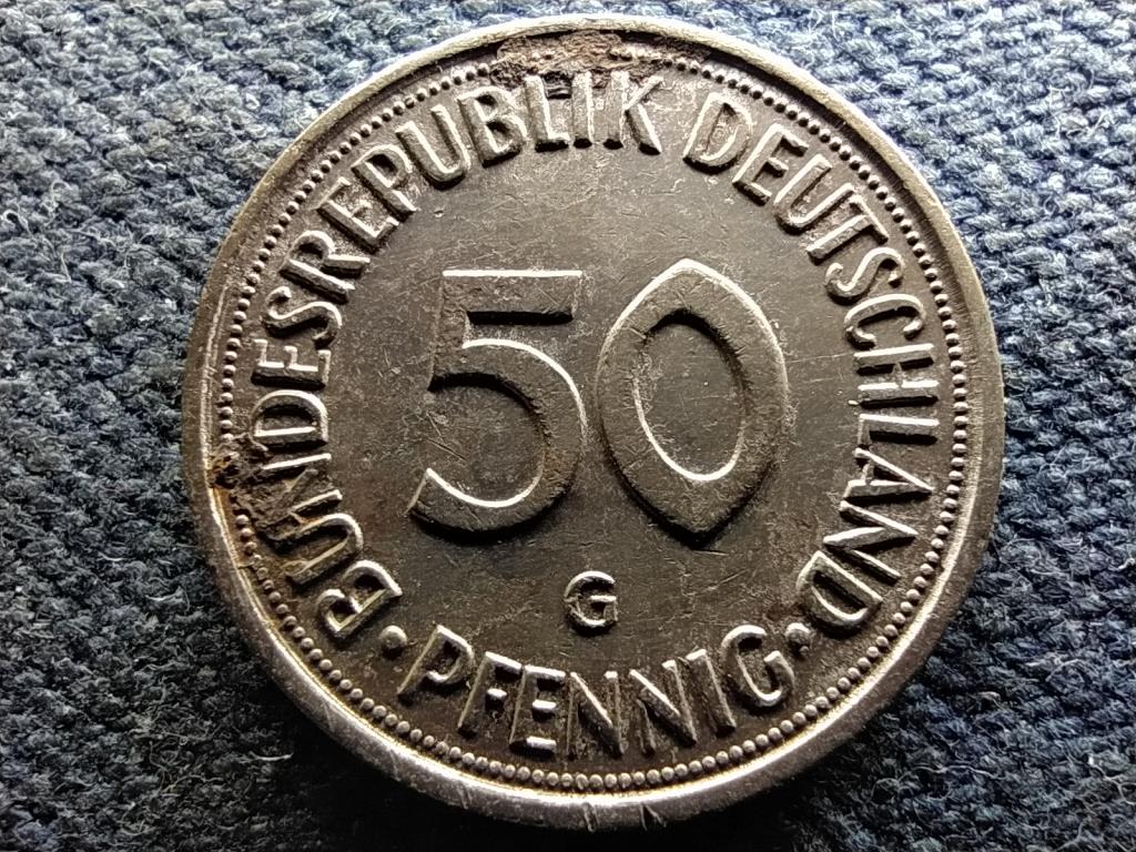 Németország NSZK (1949-1990) 50 Pfennig 1982 G