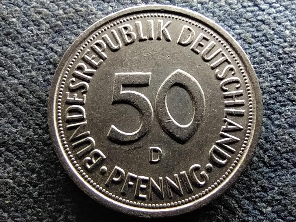 Németország NSZK (1949-1990) 50 Pfennig 1981 D