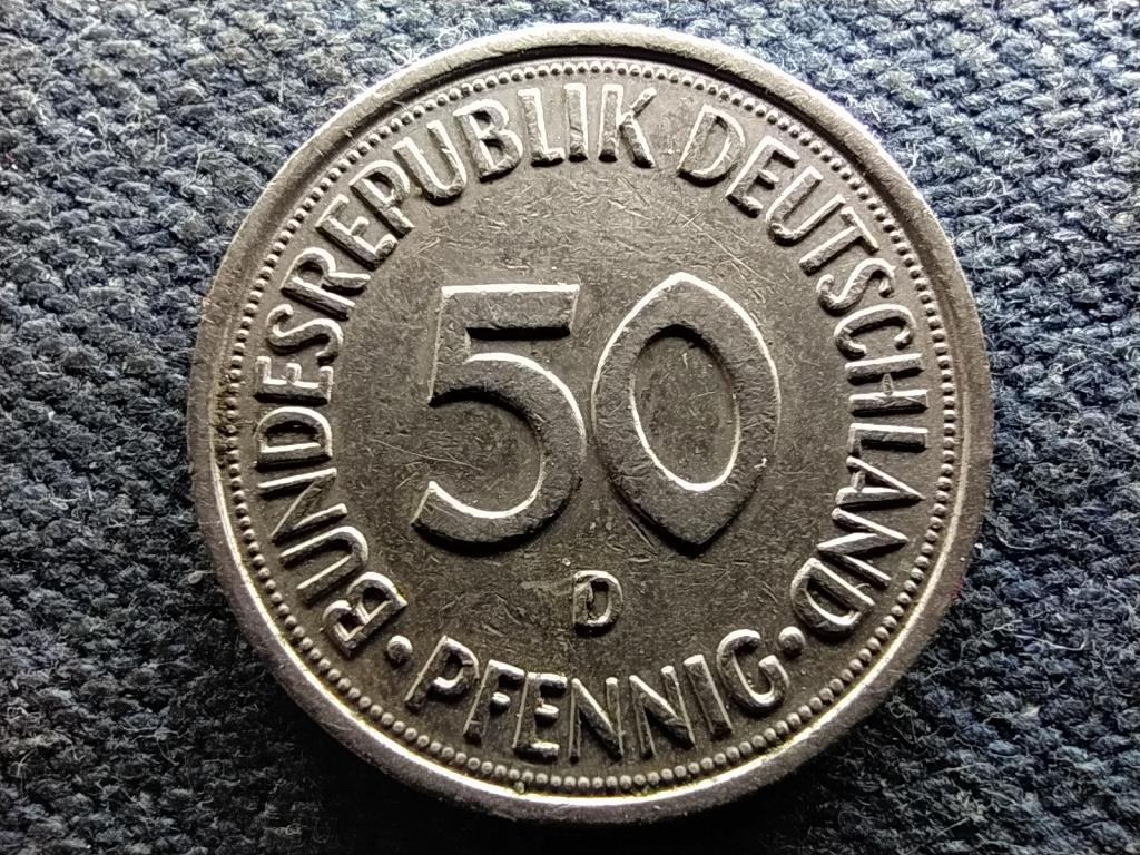 Németország NSZK (1949-1990) 50 Pfennig 1979 D