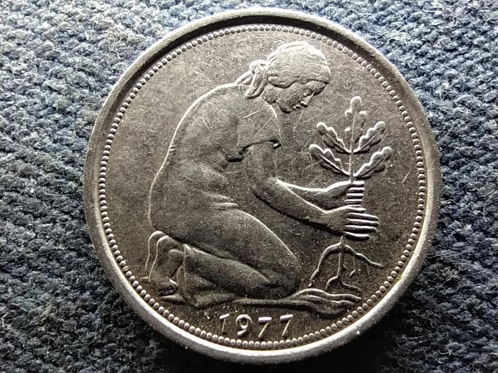 Németország NSZK (1949-1990) 50 Pfennig 1977 G