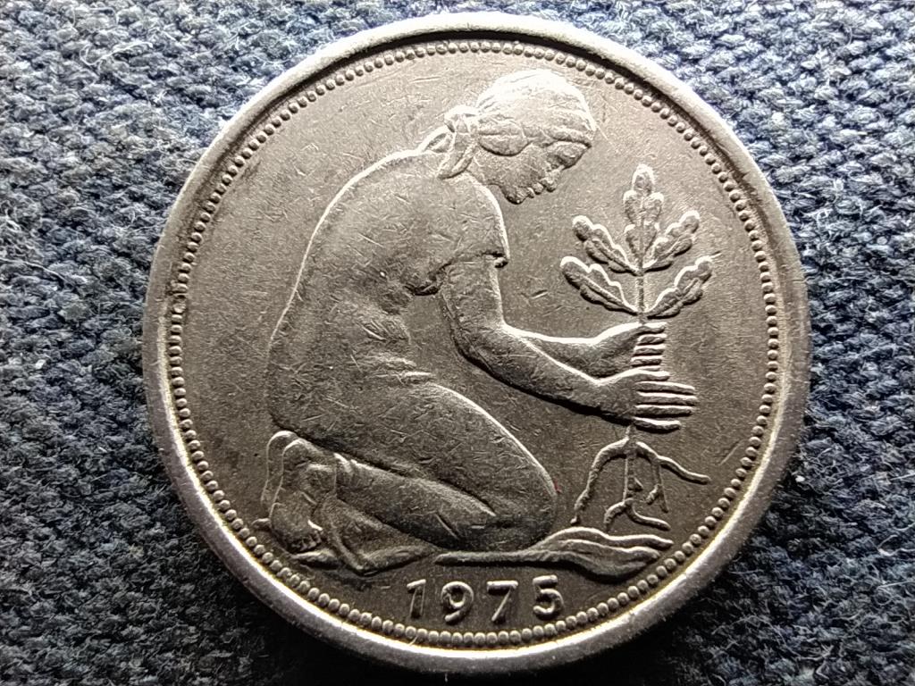 Németország NSZK (1949-1990) 50 Pfennig 1975 F