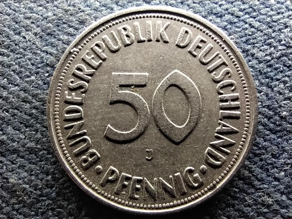 Németország NSZK (1949-1990) 50 Pfennig 1968 J RITKÁBB