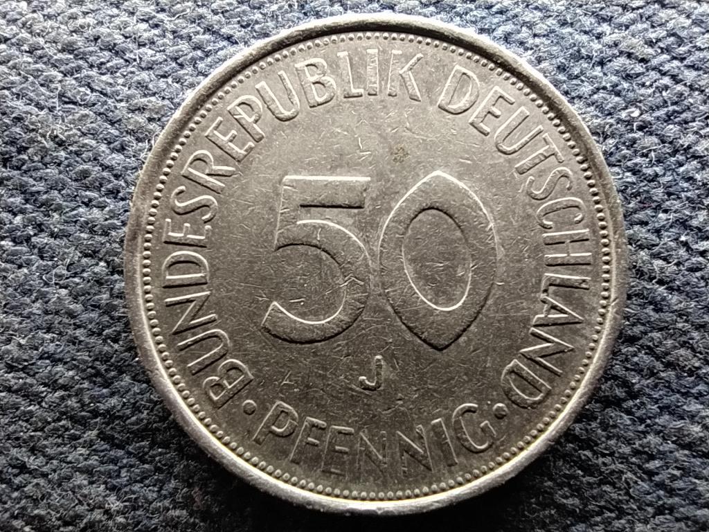 Németország NSZK (1949-1990) 50 Pfennig 1972 J