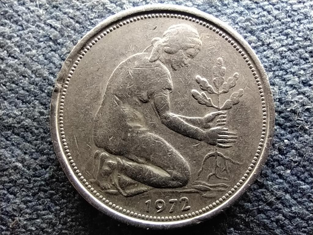 Németország NSZK (1949-1990) 50 Pfennig 1972 D