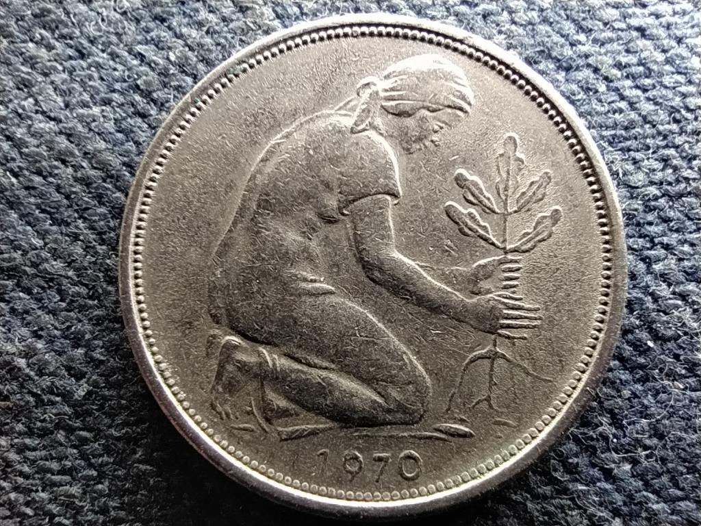 Németország NSZK (1949-1990) 50 Pfennig 1970 F