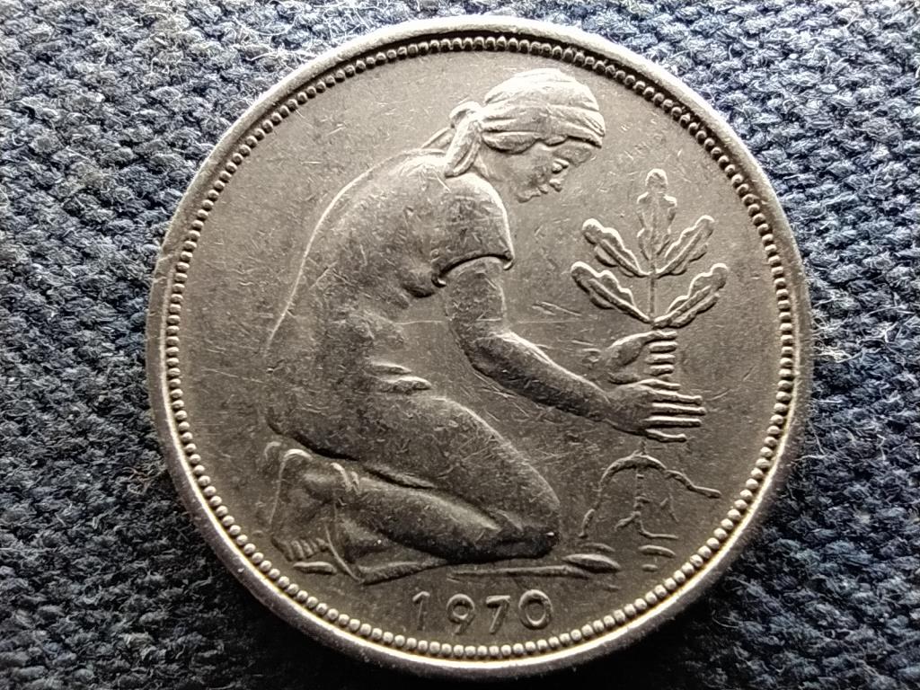 Németország NSZK (1949-1990) 50 Pfennig 1970 D