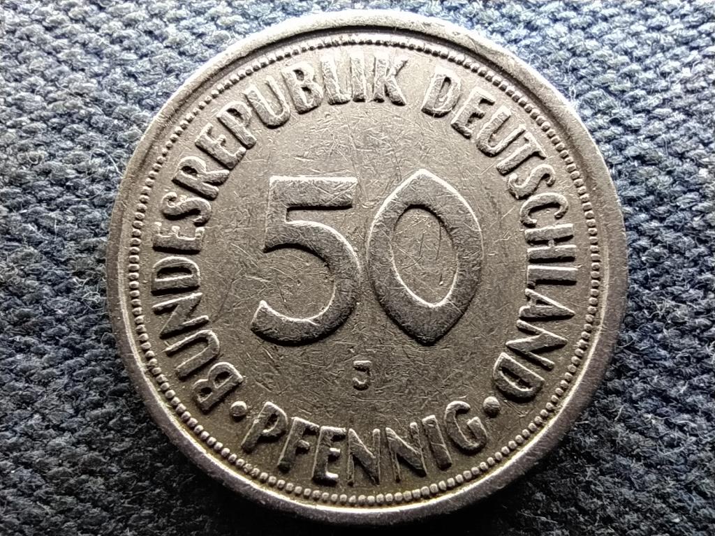 Németország NSZK (1949-1990) 50 Pfennig 1950 J