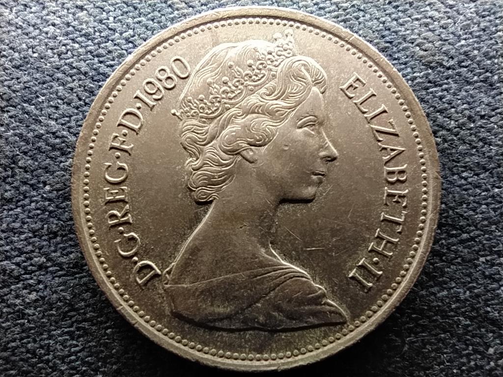 Anglia II. Erzsébet (1952-) 10 Új Penny 1980