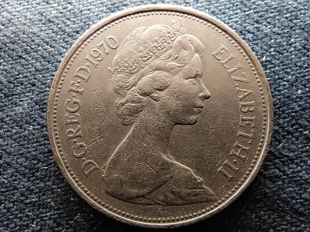 Anglia II. Erzsébet (1952-) 10 Új Penny 1970