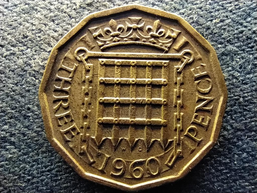 Anglia II. Erzsébet (1952-) 3 Penny 1960