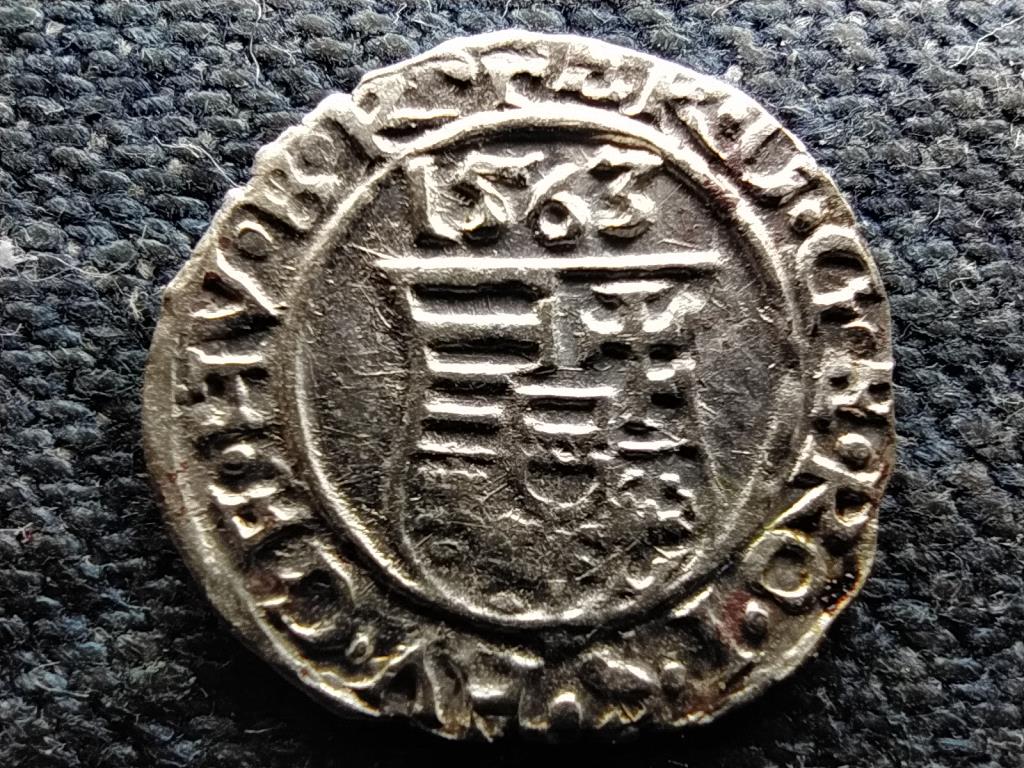 I. Ferdinánd (1526-1564) .500 ezüst 1 Dénár ÉH748 1563 KB