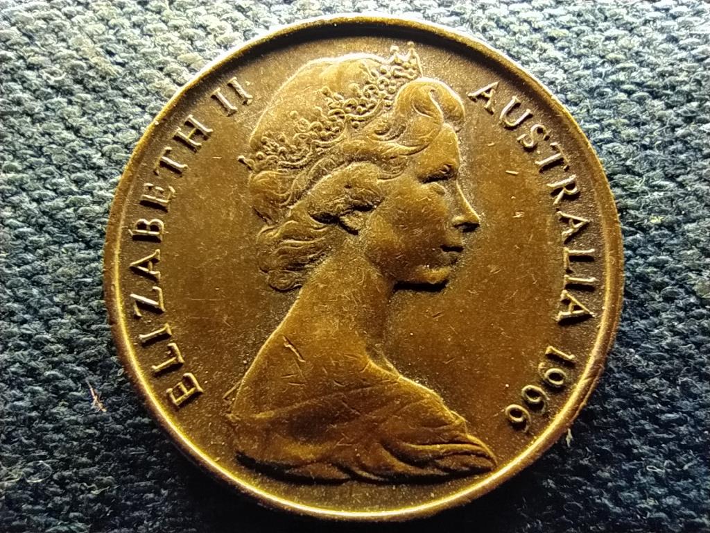 Ausztrália II. Erzsébet (1952-) 2 Cent 1966