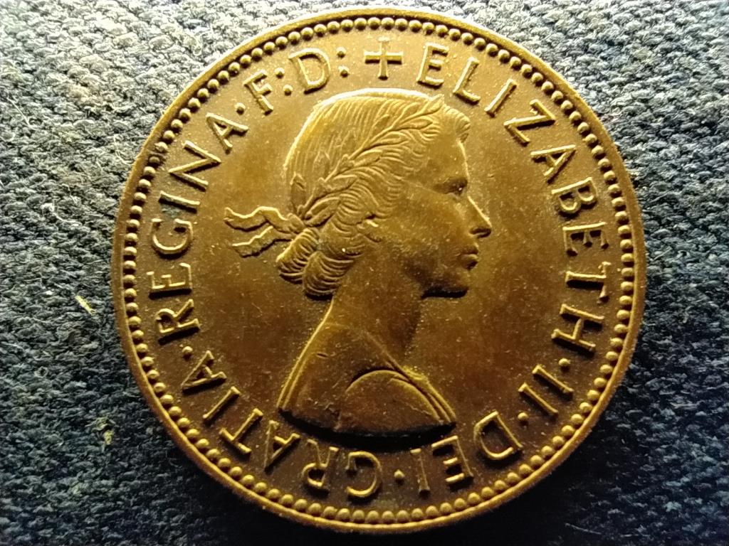 Anglia II. Erzsébet (1952-) 1/2 Penny 1963