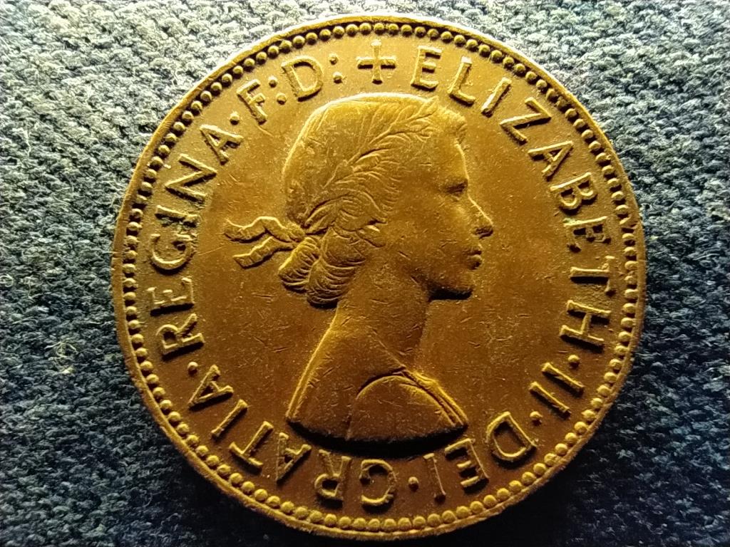 Anglia II. Erzsébet (1952-) 1/2 Penny 1962