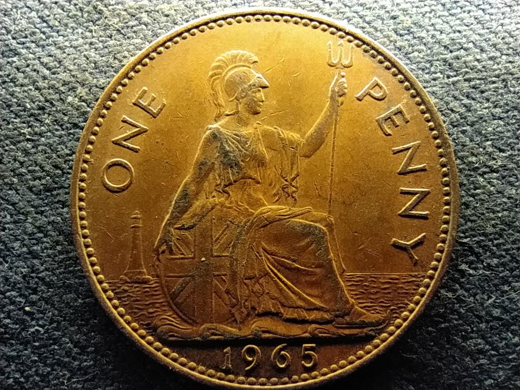 Anglia II. Erzsébet (1952-) 1 Penny 1965