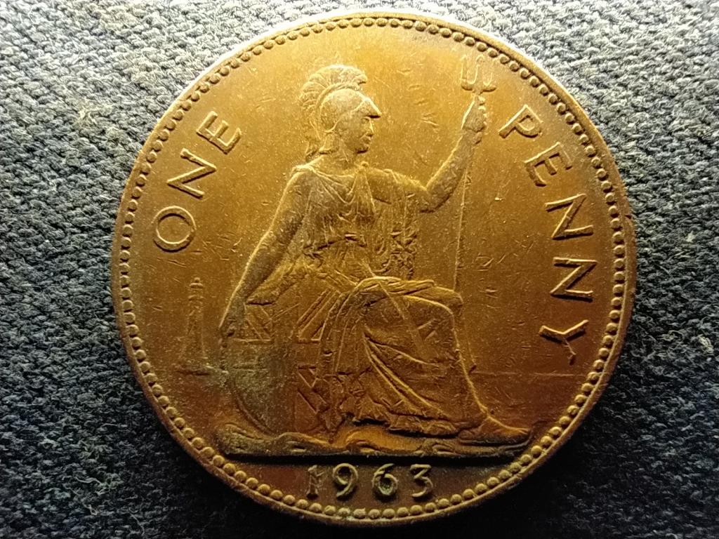 Anglia II. Erzsébet (1952-) 1 Penny 1963