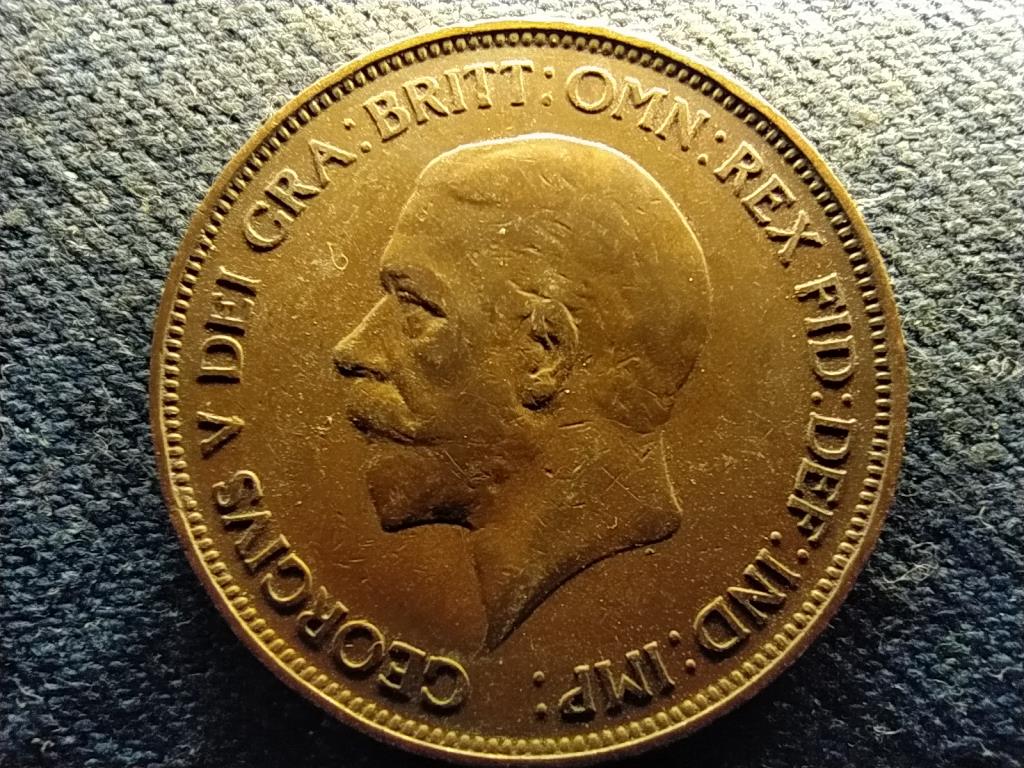 Anglia V. György (1910-1936) 1 Penny 1935