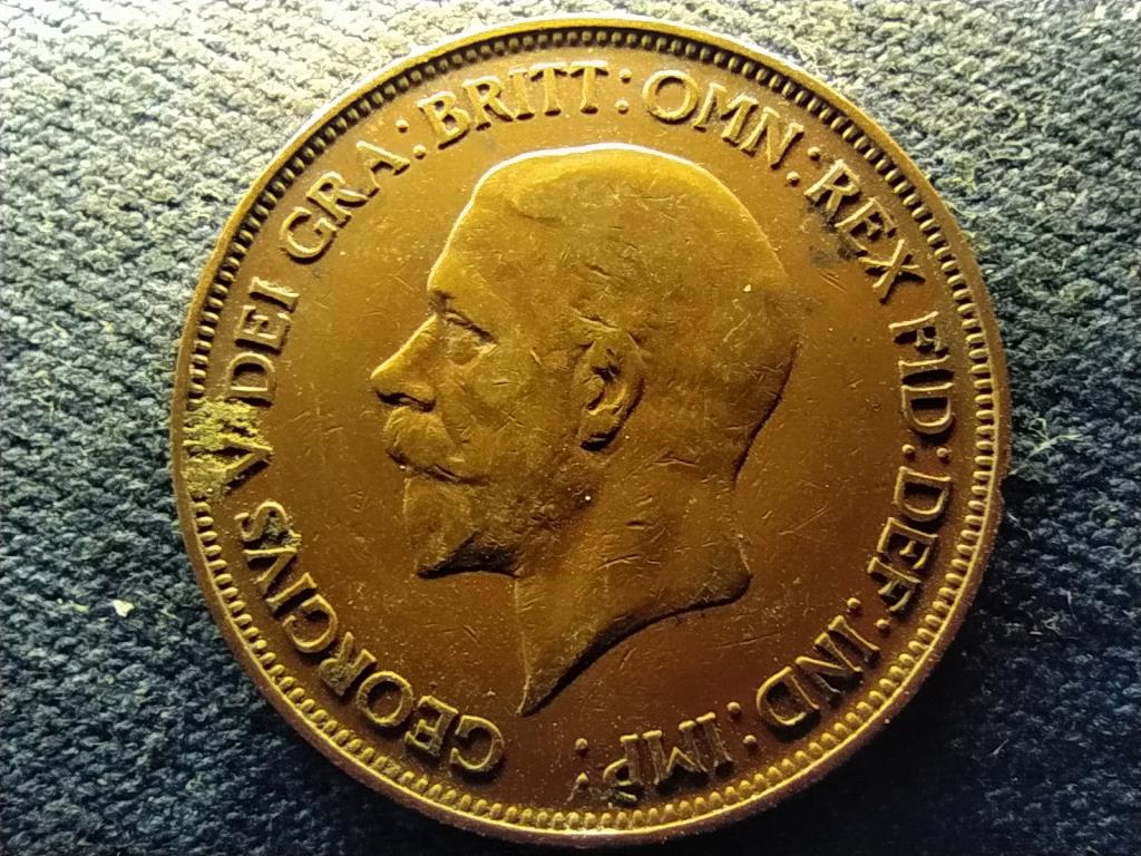 Anglia V. György (1910-1936) 1 Penny 1928