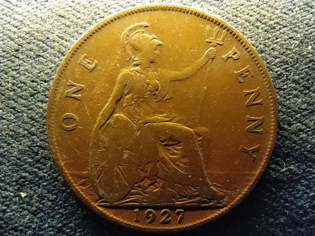 Anglia V. György bronz 1 Penny 1927