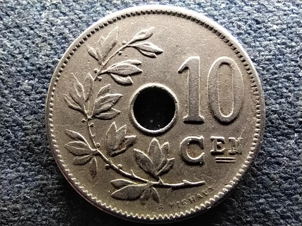 Belgium II. Lipót (1865-1909) 10 centime (holland szöveg) 1906