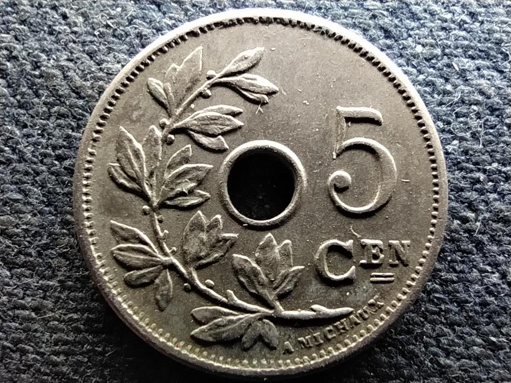 Belgium II. Lipót (1865-1909) 5 centime (holland felirat) 1906