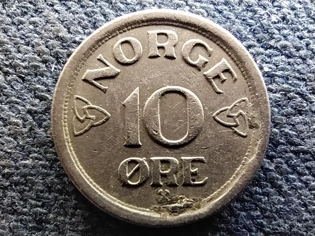 Norvégia VII. Haakon (1905-1957) 10 Öre 1957