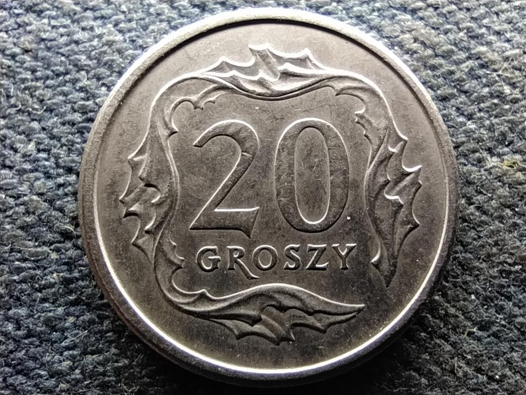 Lengyelország 20 groszy 2008 MW