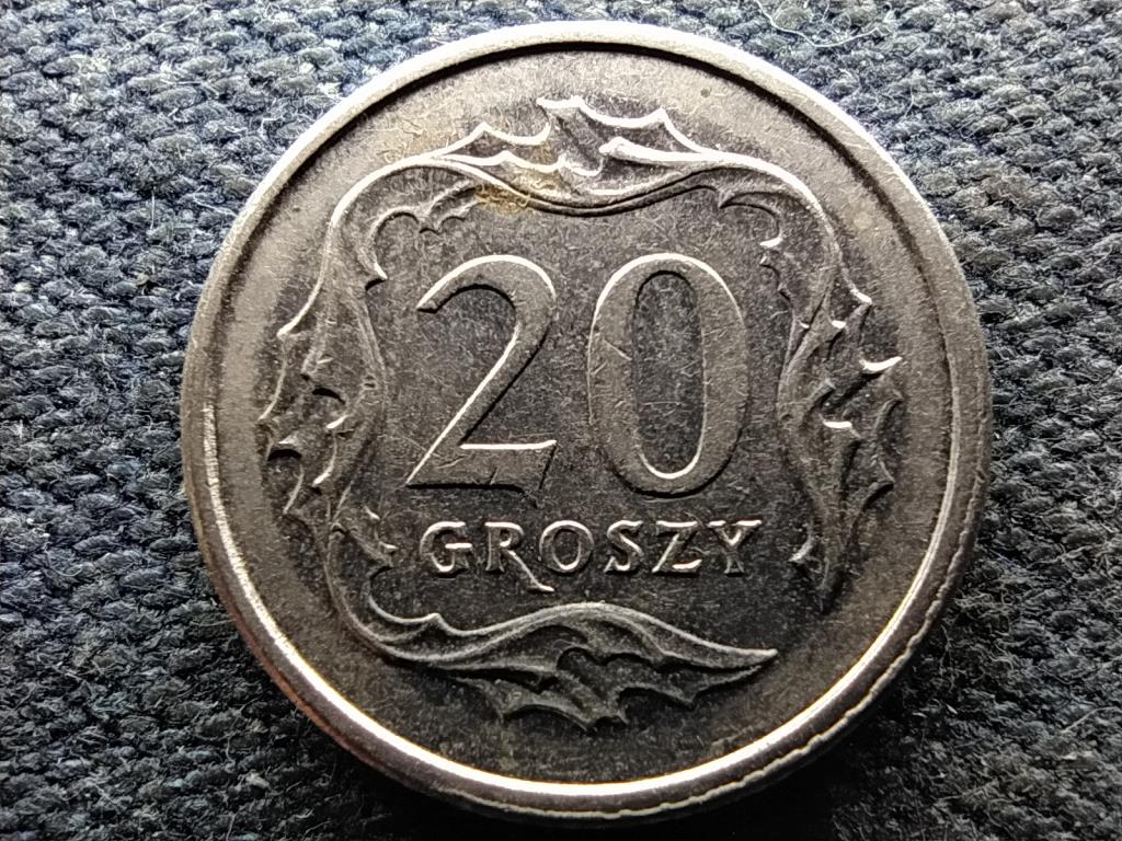 Lengyelország 20 groszy 2007 MW