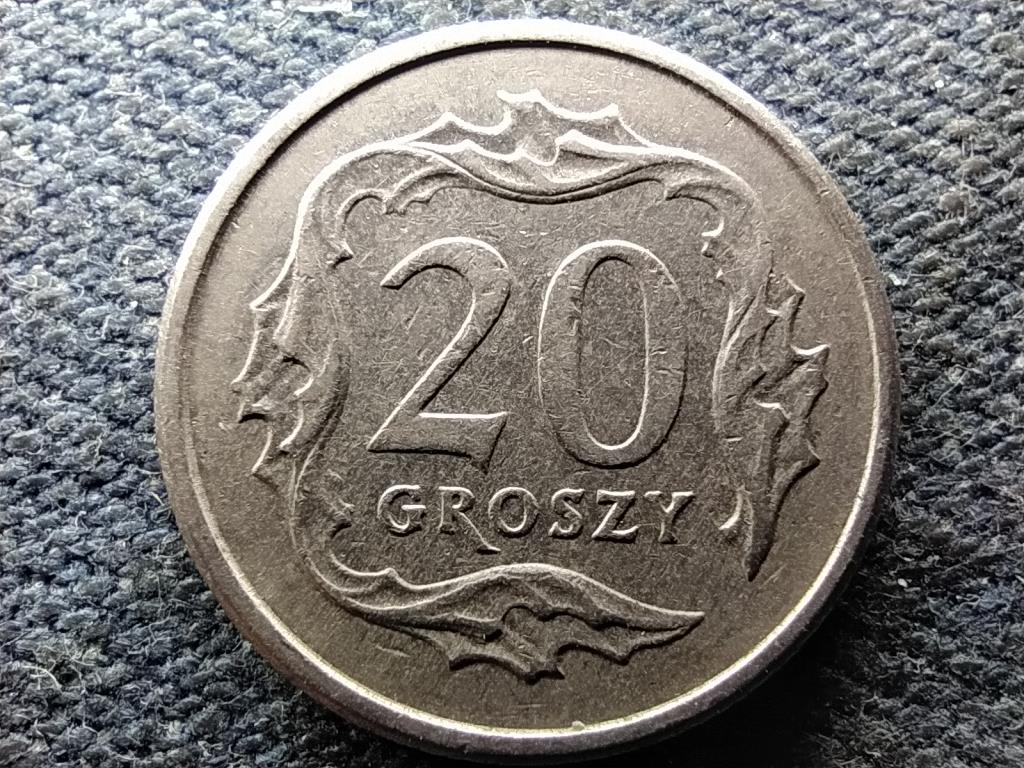 Lengyelország 20 groszy 1997 MW
