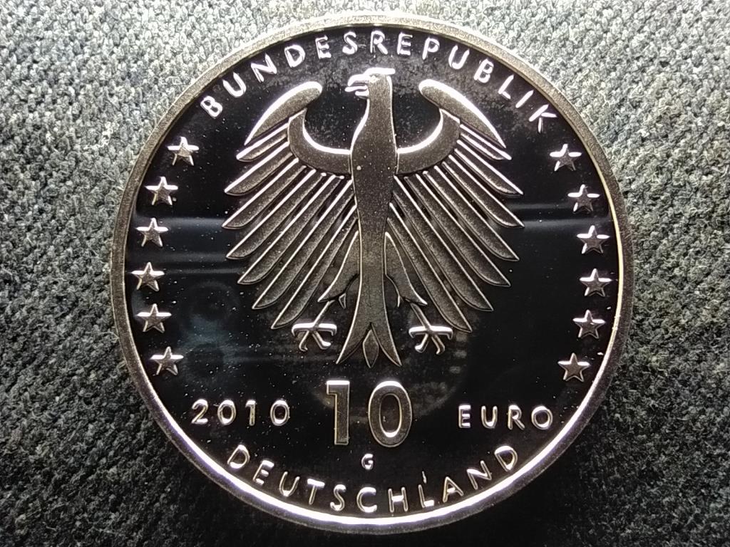 Németország 100 éve született Konrad Zuse .925 ezüst 10 Euro 2010 G PP