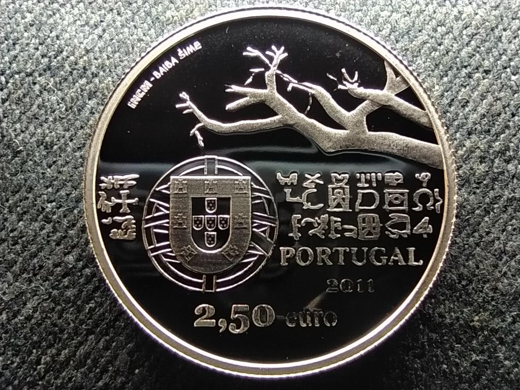 Portugália Capelo and Ivens .925 ezüst 2 1/2 Euro 2011 INCM PP